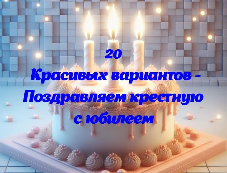 С днем рождения, крестная! 🎉