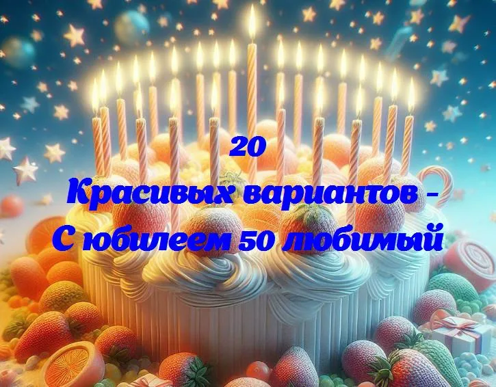 С юбилеем 50 любимый - 20 Поздравлений