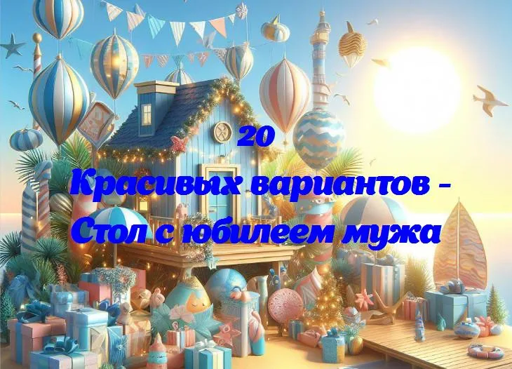 Стол с юбилеем мужа - 20 Поздравлений