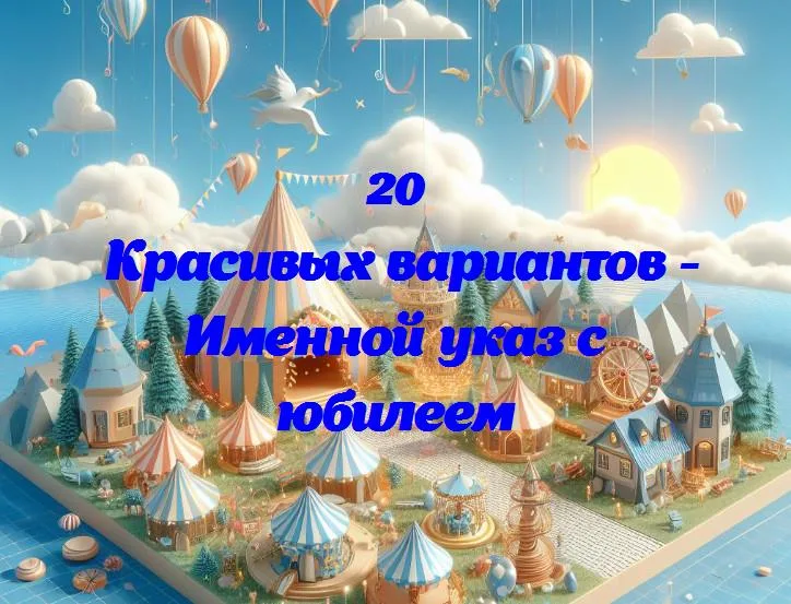 Юбилейный восторг: как праздновать особенный день с радостью и смехом