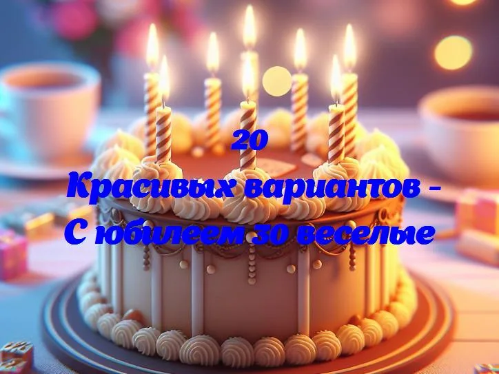 С юбилеем 30 веселые - 20 Поздравлений