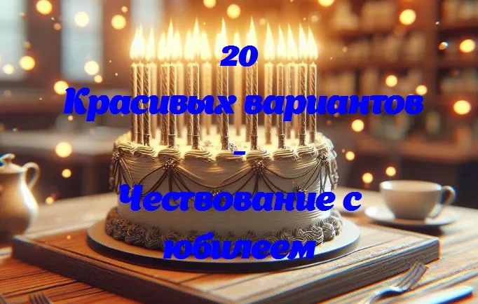 Праздник великолепия: чествование с юбилеем в очаровательном стиле