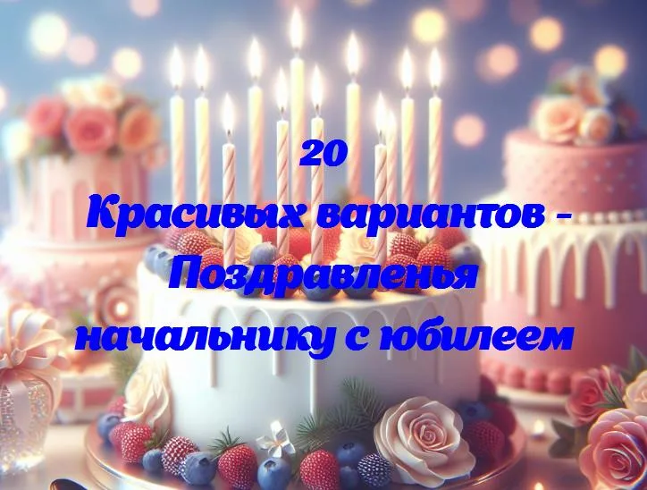 Дорогому начальнику на юбилей: пожелания счастья и успехов!