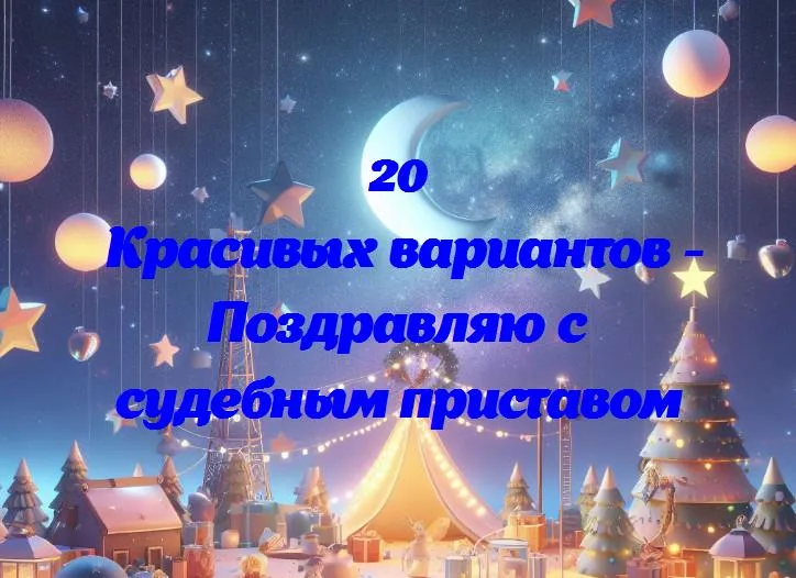 Поздравляю с судебным приставом - 20 Поздравлений