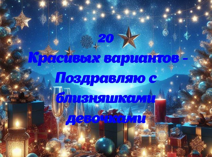 Две маленькие принцессы: поздравляем с рождением близняшек-девочек!