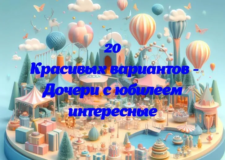 Сладкие 20: юбилейная волшебная история моей дочери