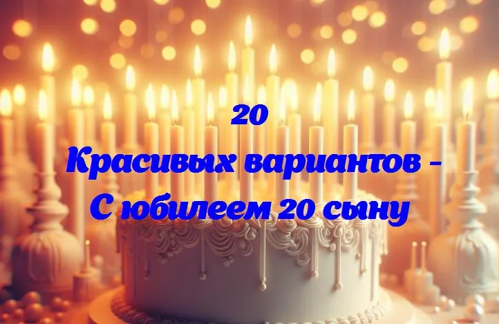 Сыну – 20 лет: праздник смеха и улыбок