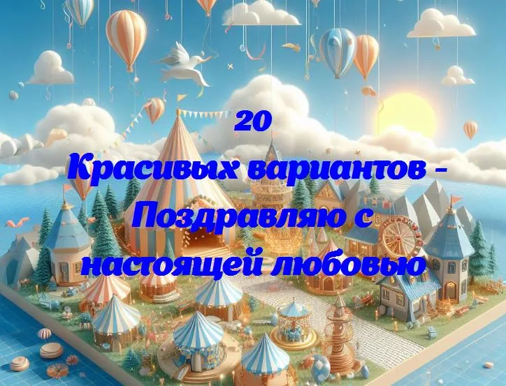 Поздравляю с настоящей любовью - 20 Поздравлений