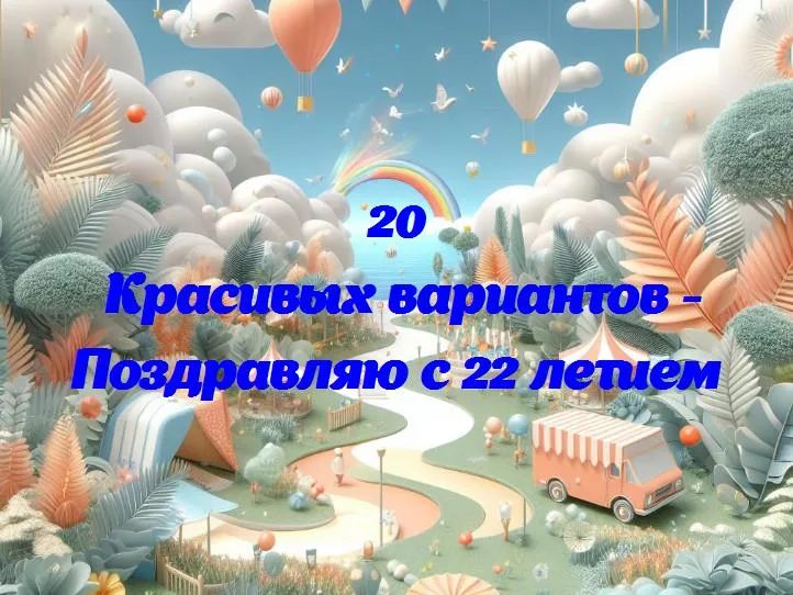 Поздравляю с 22 летием - 20 Поздравлений