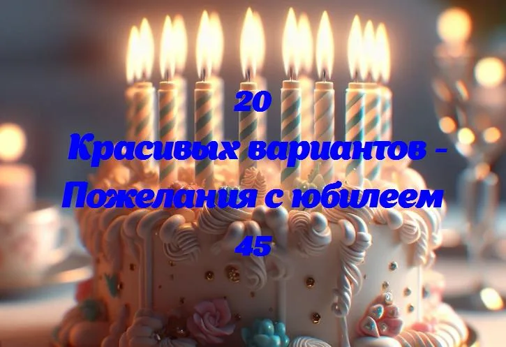 С днем рождения: 45 лет счастья и успехов!