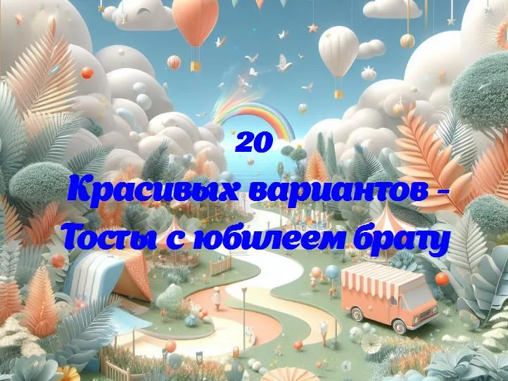 Веселые тосты для юбилея брата: поднимем бокалы в честь неповторимого момента!