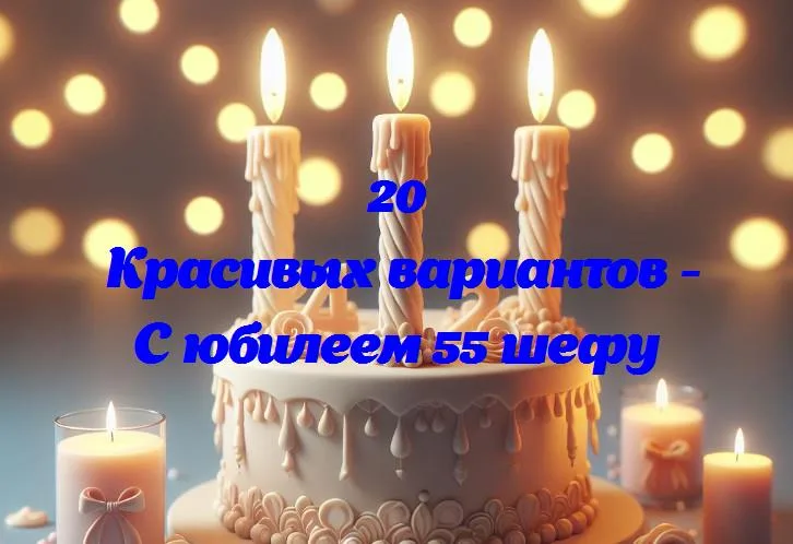 Праздник с опытным капитаном: юбилей 55 лет нашего шефа