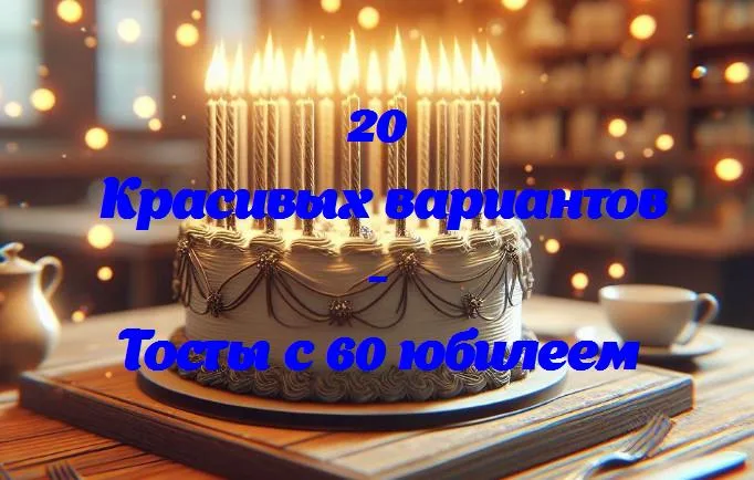 Поднимаем бокалы: тосты для 60-летнего юбиляра