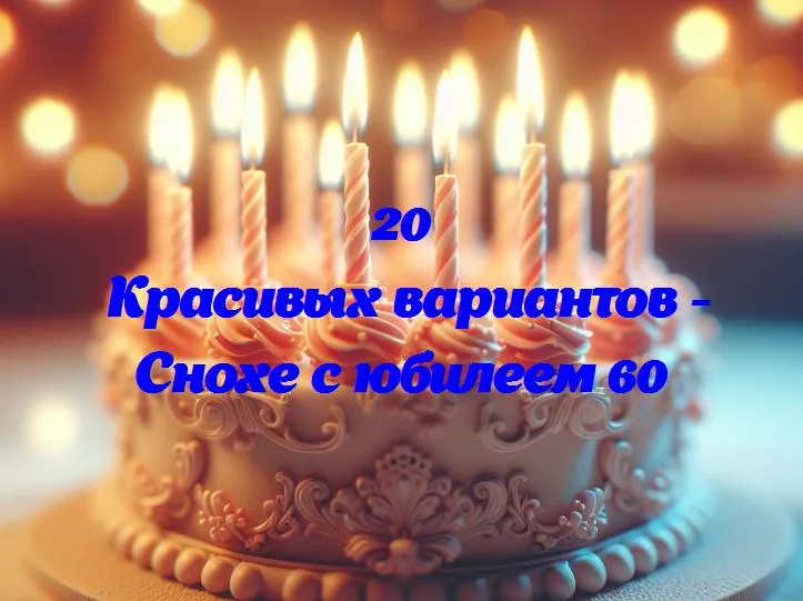 Снохе с юбилеем 60 - 20 Поздравлений