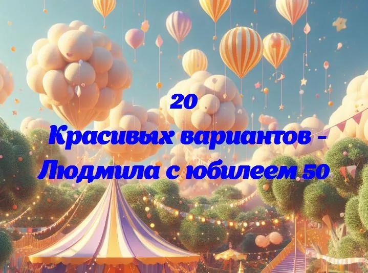 Людмила отмечает свой 50-летний юбилей: праздник, смех и волнение!