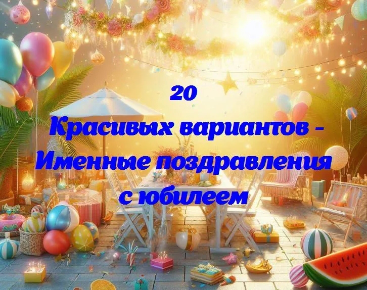 Лучшие пожелания в день рождения: особенные именные поздравления с юбилеем