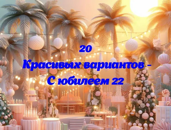 Веселые 22: празднуем юбилей с улыбкой!