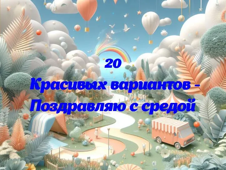 Радуга среды: поздравляем с волшебством половины недели!