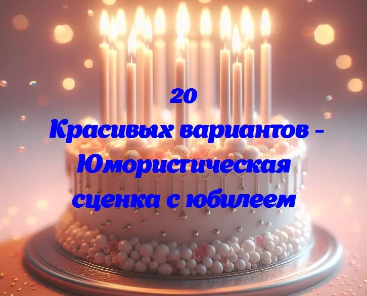 «юбилей в стиле комедии: веселье и смех гарантированы!»