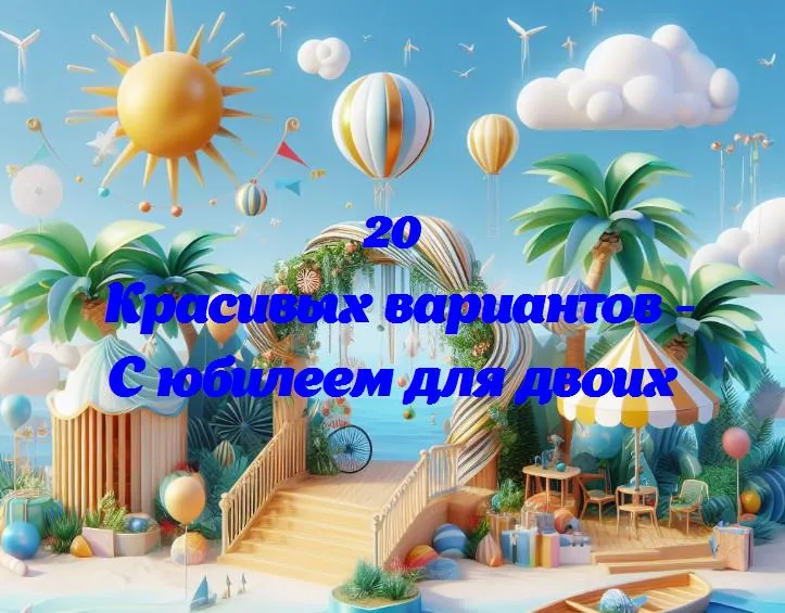 С юбилеем для двоих - 20 Поздравлений