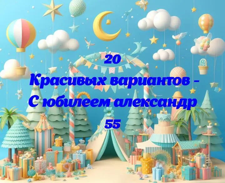 Александр отмечает свой 55-летний юбилей: поздравляем нашего друга с важным событием!