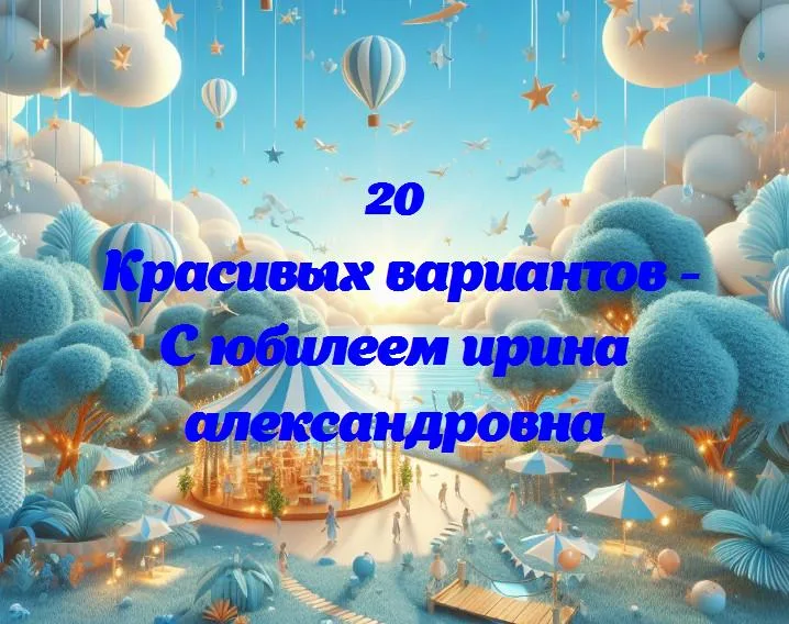 С юбилеем ирина александровна - 20 Поздравлений