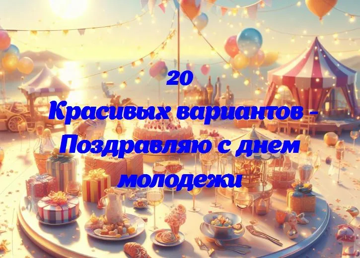 Радости и возможностей море: поздравляем с днем молодежи!