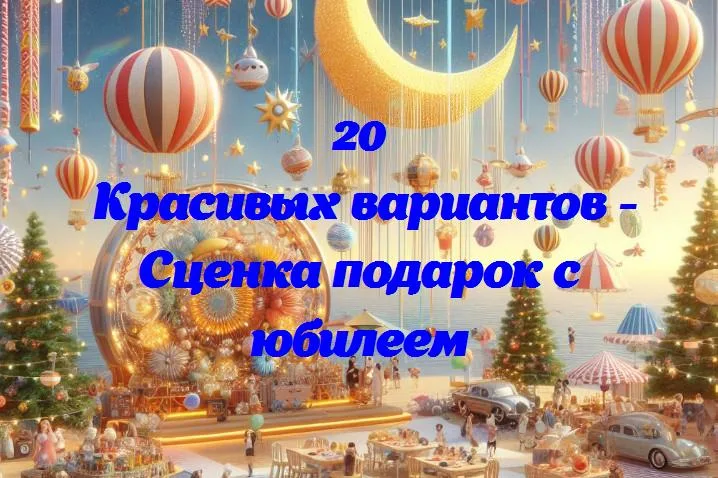 «волшебная сценка юбилейного подарка: радость в каждой упаковке»