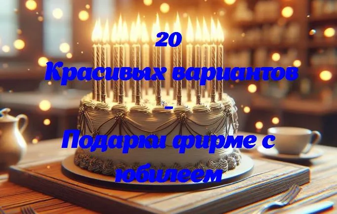 «как выбрать идеальный подарок для фирмы: советы на юбилей.»