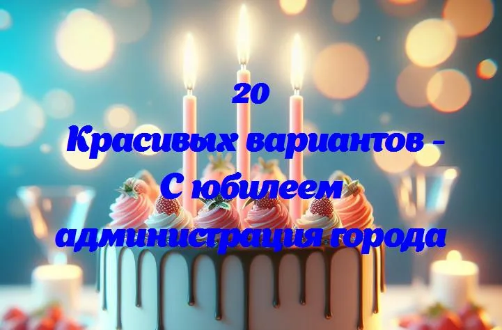 Городская администрация: отмечаем юбилей с благодарностью!