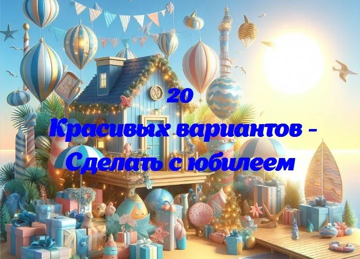 Сделать с юбилеем - 20 Поздравлений