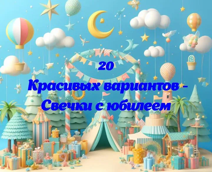 Волшебство света: юбилейные свечи и их особая роль в праздновании