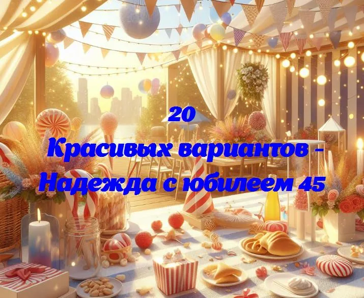 Празднование 45-летия: взгляд вперед с надеждой