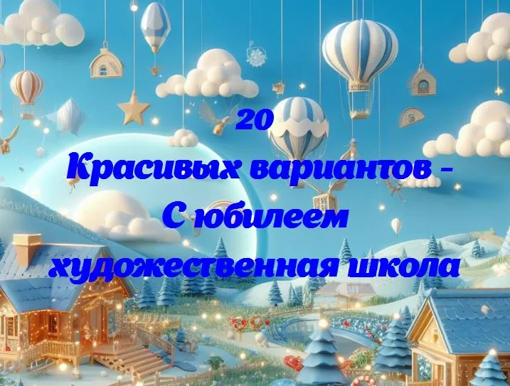 Художественная школа: 50 лет творчества и вдохновения