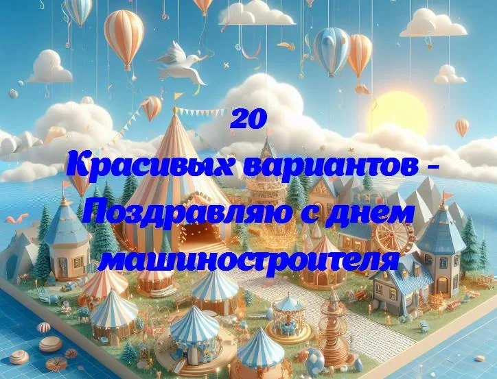 День машиностроителя: поздравляем тех, кто создает будущее технологий!