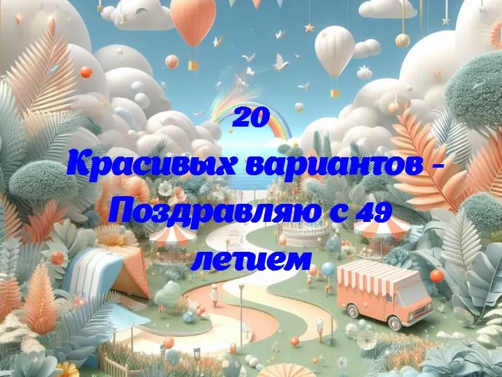 «праздник 49 лет: волшебство жизни в каждом году»