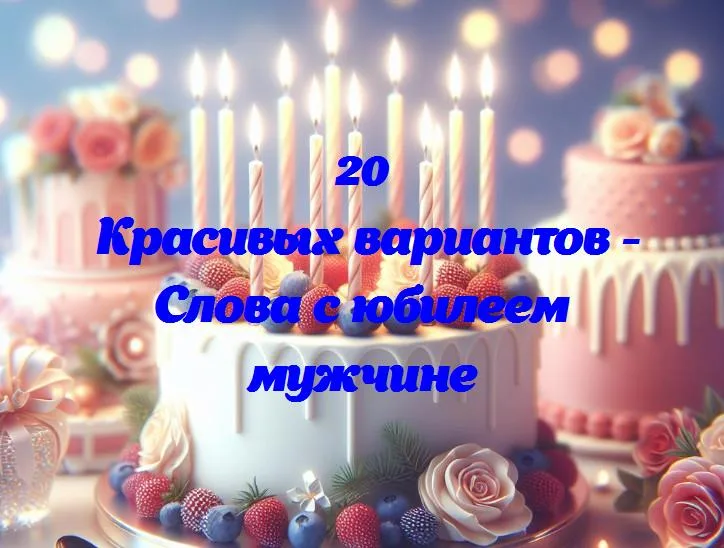 Поздравления с юбилеем: как сделать этот день особенным для мужчины