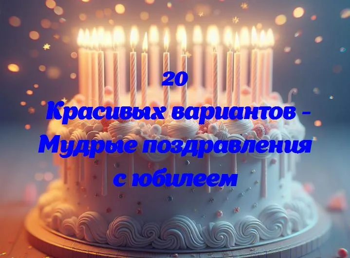 Поздравления, которые легко запомнить: как поздравить с юбилеем мудро