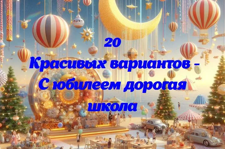 С юбилеем дорогая школа - 20 Поздравлений