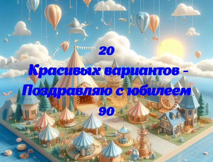 С днём рождения 90-летний юбиляр: волнующий момент в жизни!