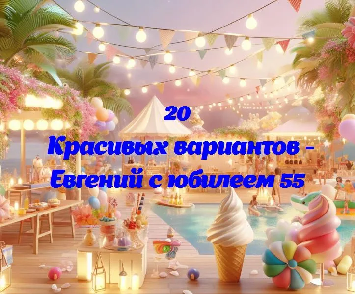 Евгений с юбилеем 55 - 20 Поздравлений