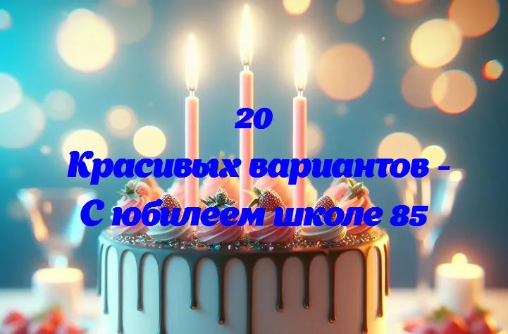 Школа 85 лет: путешествие в прошлое и будущее учебного пути