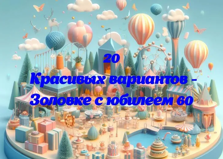 Веселье 60-летия: праздник, который нельзя пропустить!