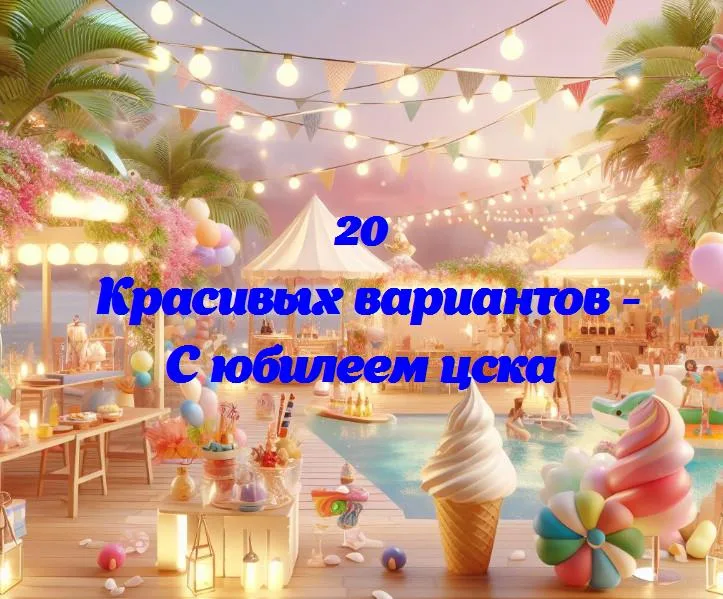 С юбилеем цска - 20 Поздравлений