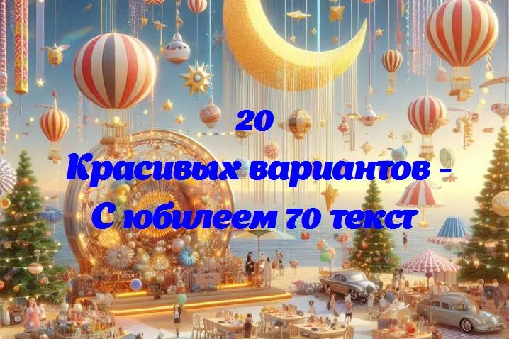 С юбилеем 70 текст - 20 Поздравлений