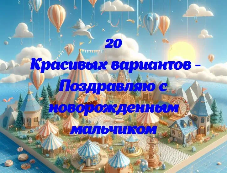 Поздравляю с новорожденным мальчиком - 20 Поздравлений