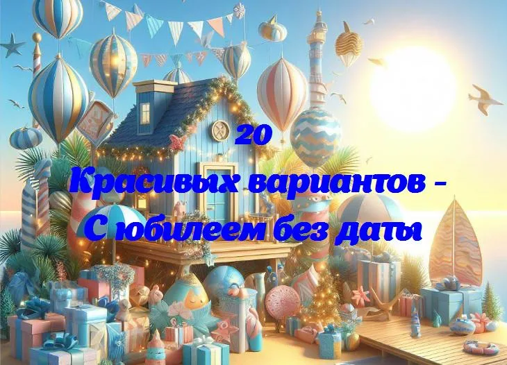 С юбилеем без даты - 20 Поздравлений