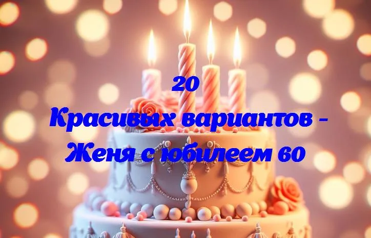 Женя отмечает свой 60-летний юбилей: взгляд на прошлое и будущее