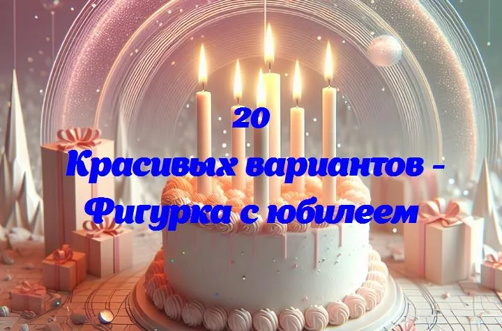 Фигурка с юбилеем - 20 Поздравлений