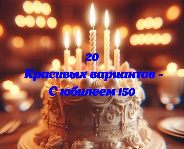 С юбилеем 150 - 20 Поздравлений